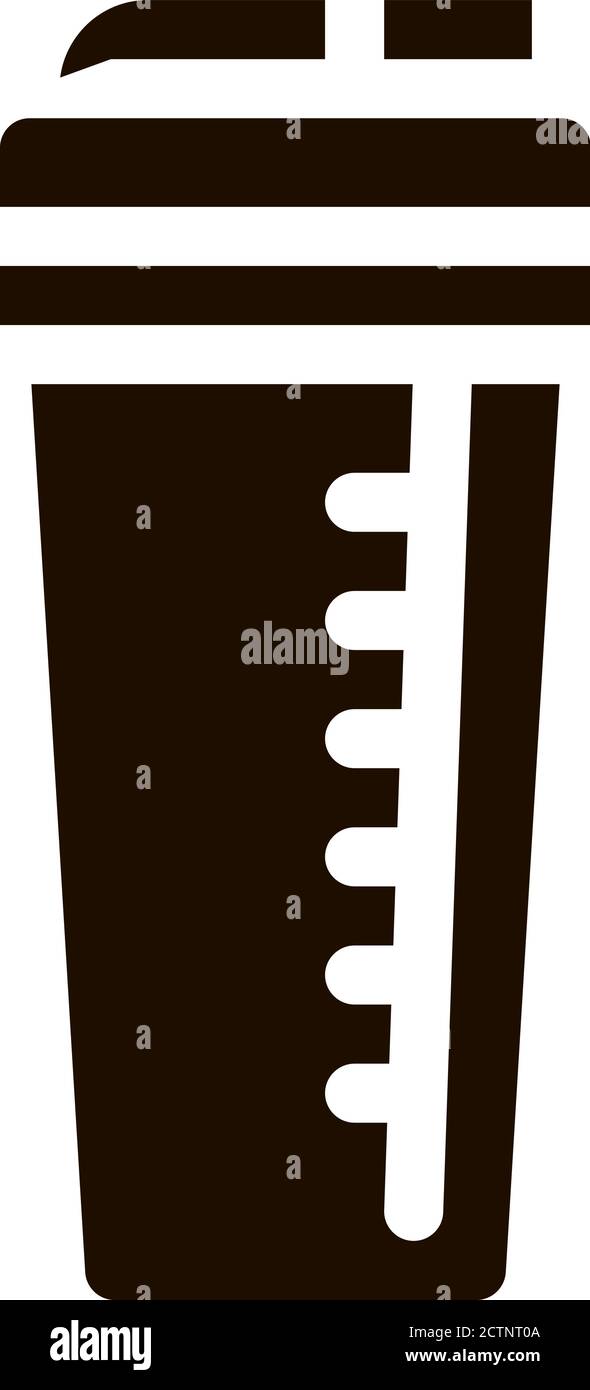 Sport Cup Equipment Shaker Vector Icon Stock Vector
