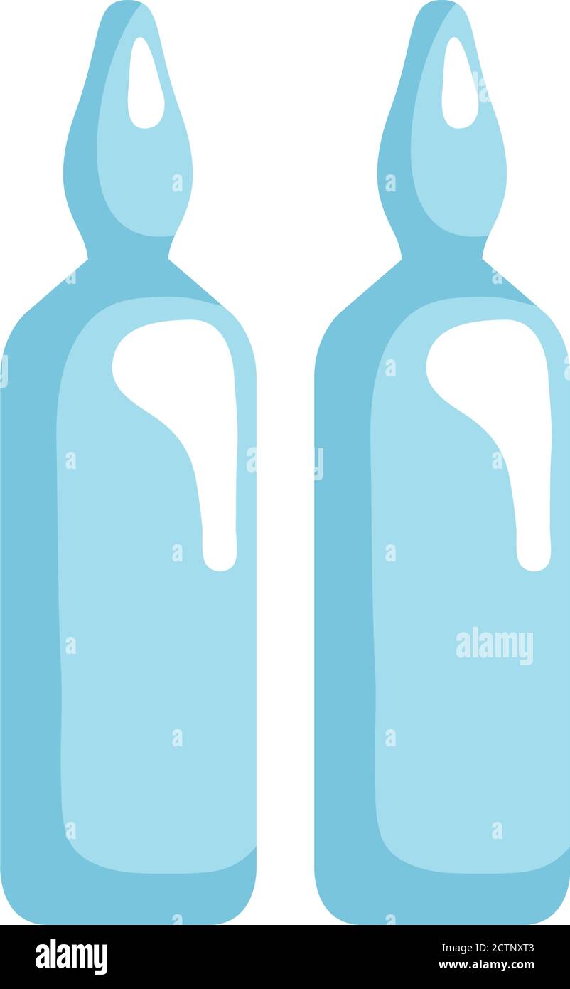 Isolated medical flasks vector design Stock Vector Image & Art - Alamy