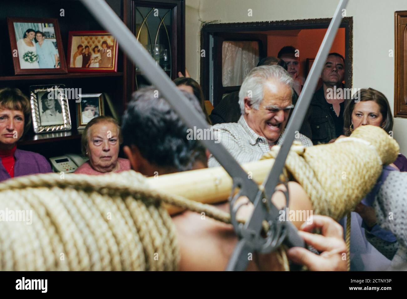 religious ritual los empalaos - the empaled - takes place in Valverde ...