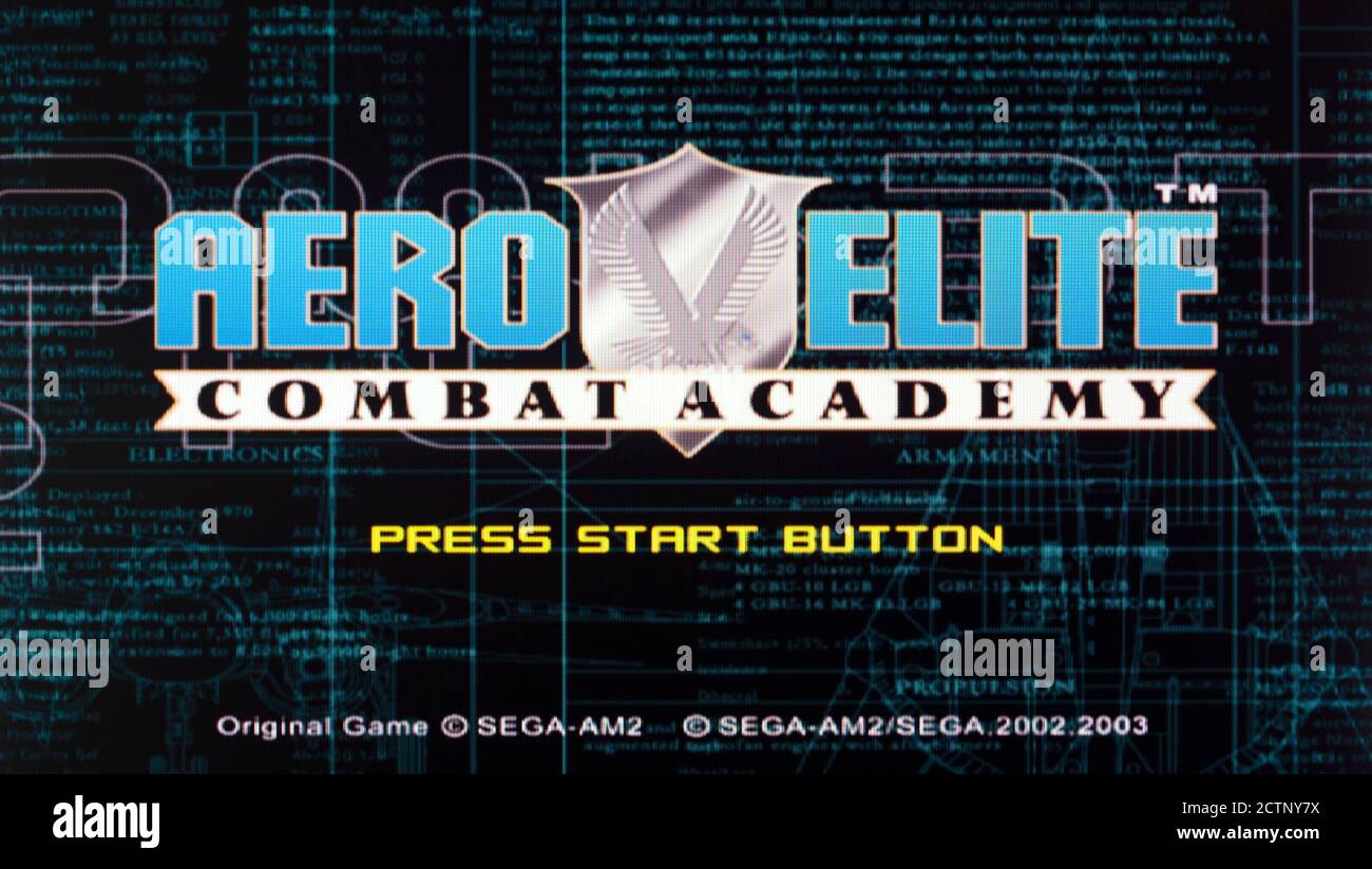Aero Elite Combat Academy Sony Playstation 2 PS2 Editorial use only