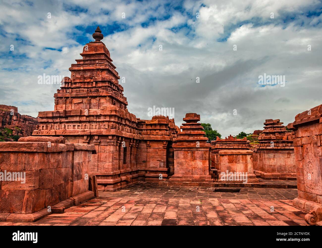 ancient temple with holly religious lake and mountain background at morning  image is showing the beauty of Bhutanatha Temple at Badami karnataka india  Stock Photo - Alamy