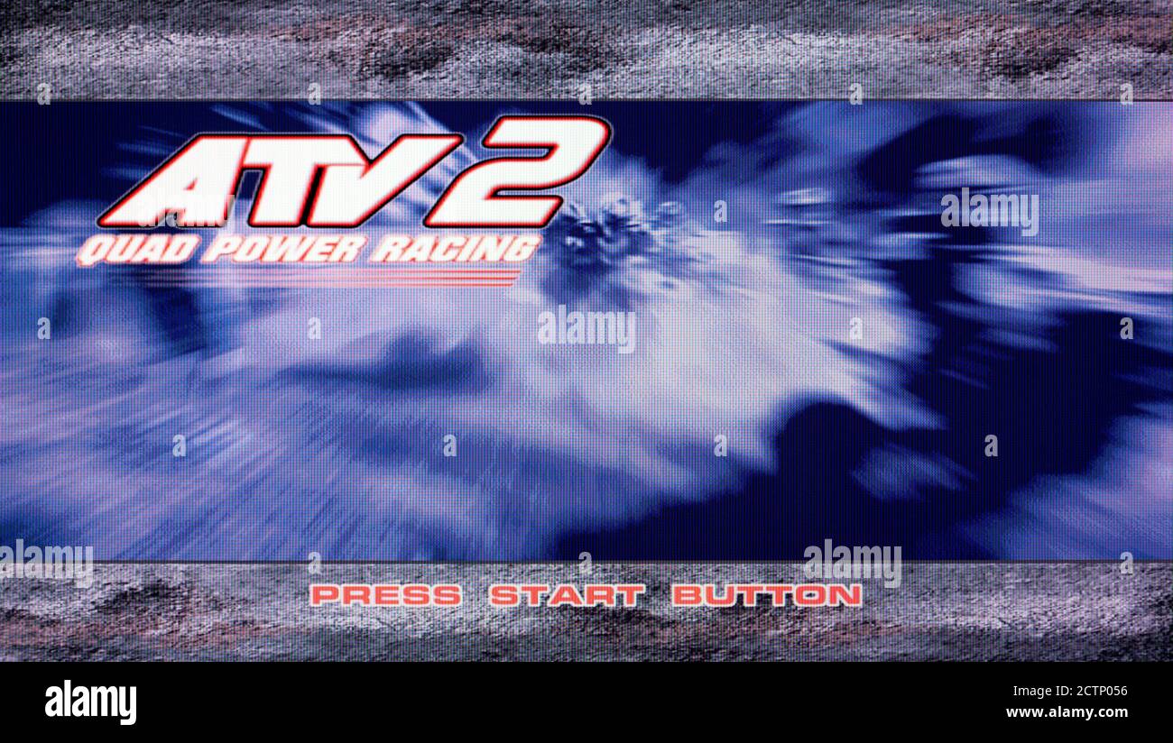ATV Quad Power Racing 2 - Sony Playstation 2 PS2 - Editorial use only Stock Photo