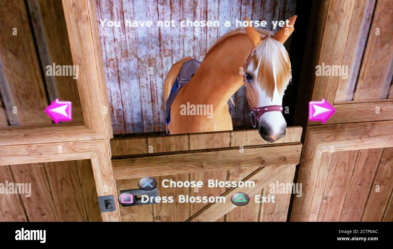 Barbie Horse Adventures - Wild Horse Rescue Sony Playstation 2 PS2 - Editorial use only Stock - Alamy