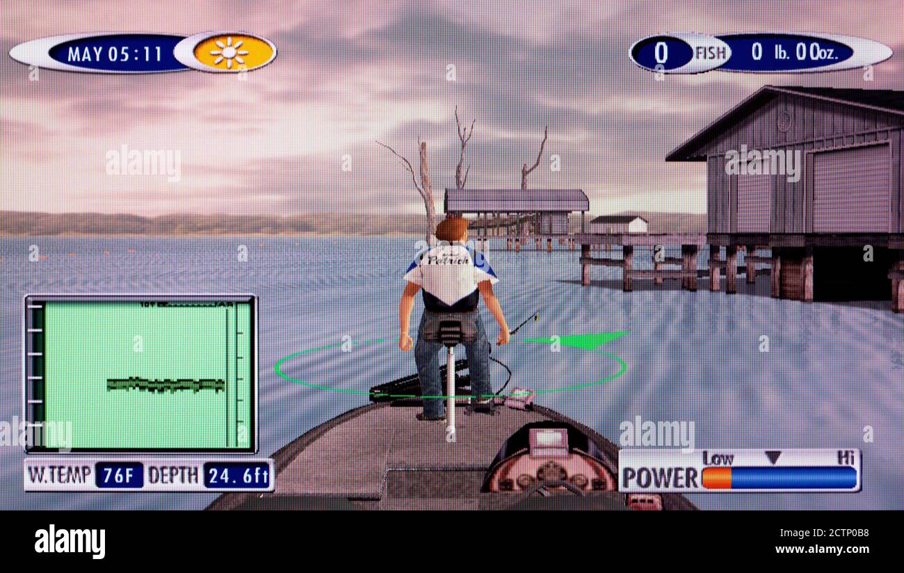 Sega Bass Fishing Duel - Sony Playstation 2 PS2 - Editorial use only Stock Photo