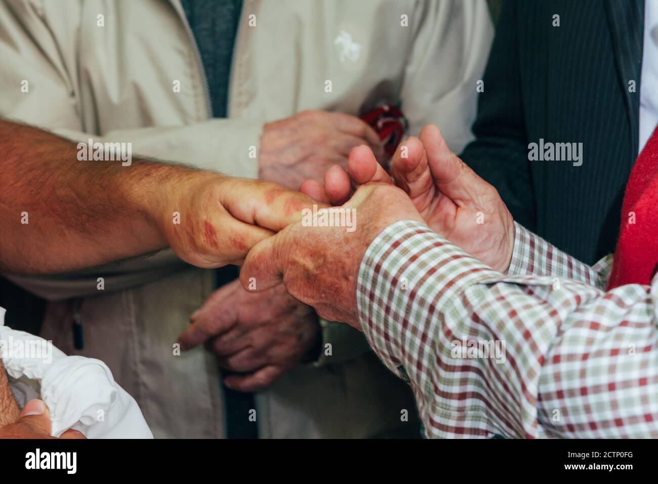 religious ritual los empalaos - the empaled - takes place in Valverde ...