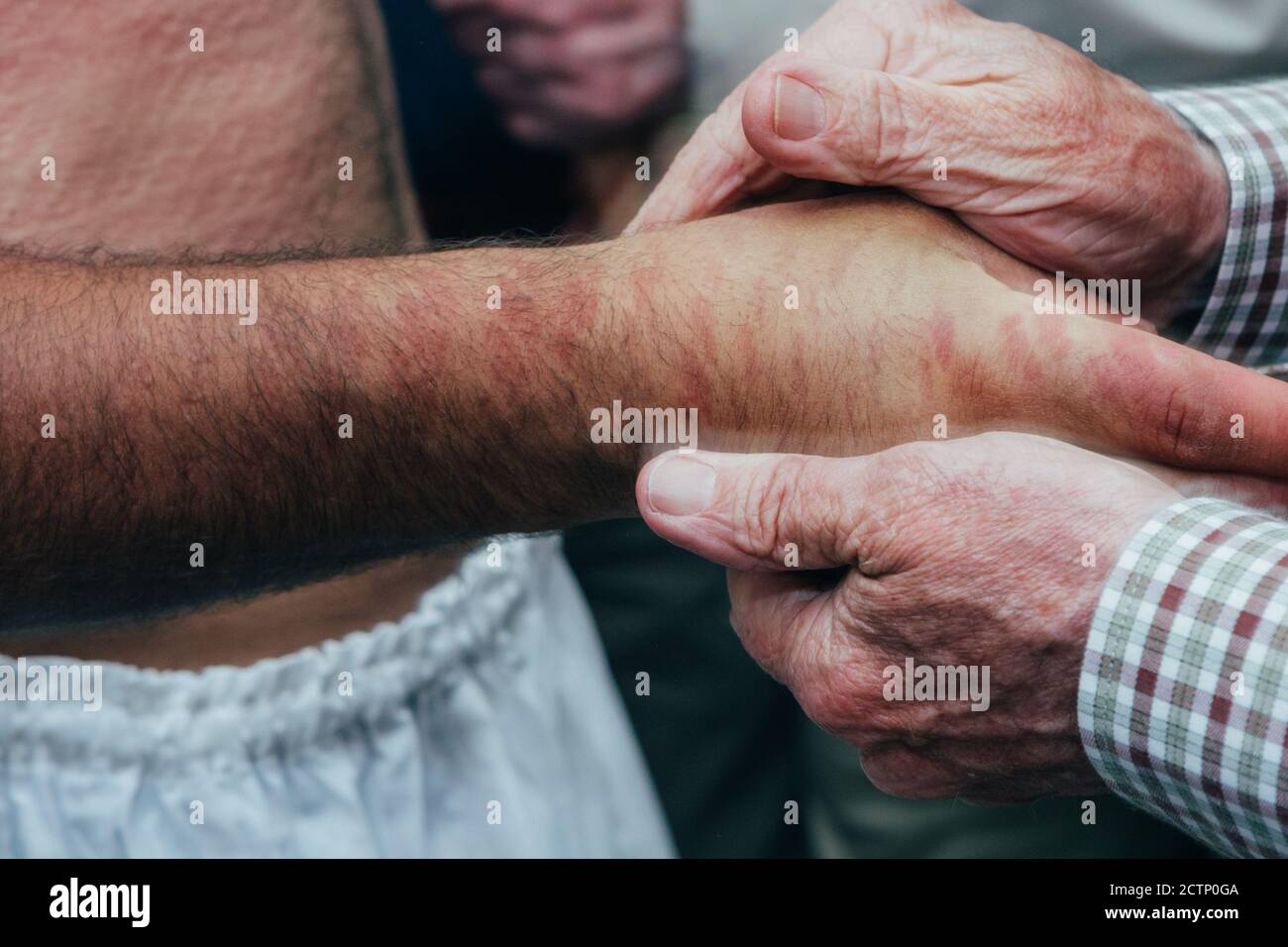religious ritual los empalaos - the empaled - takes place in Valverde ...