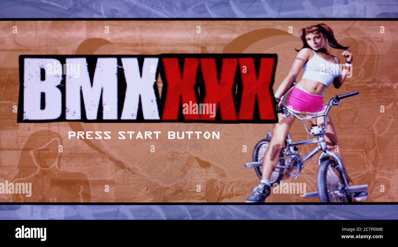 BMX XXX Sony Playstation 2 PS2 Editorial use only Stock Photo