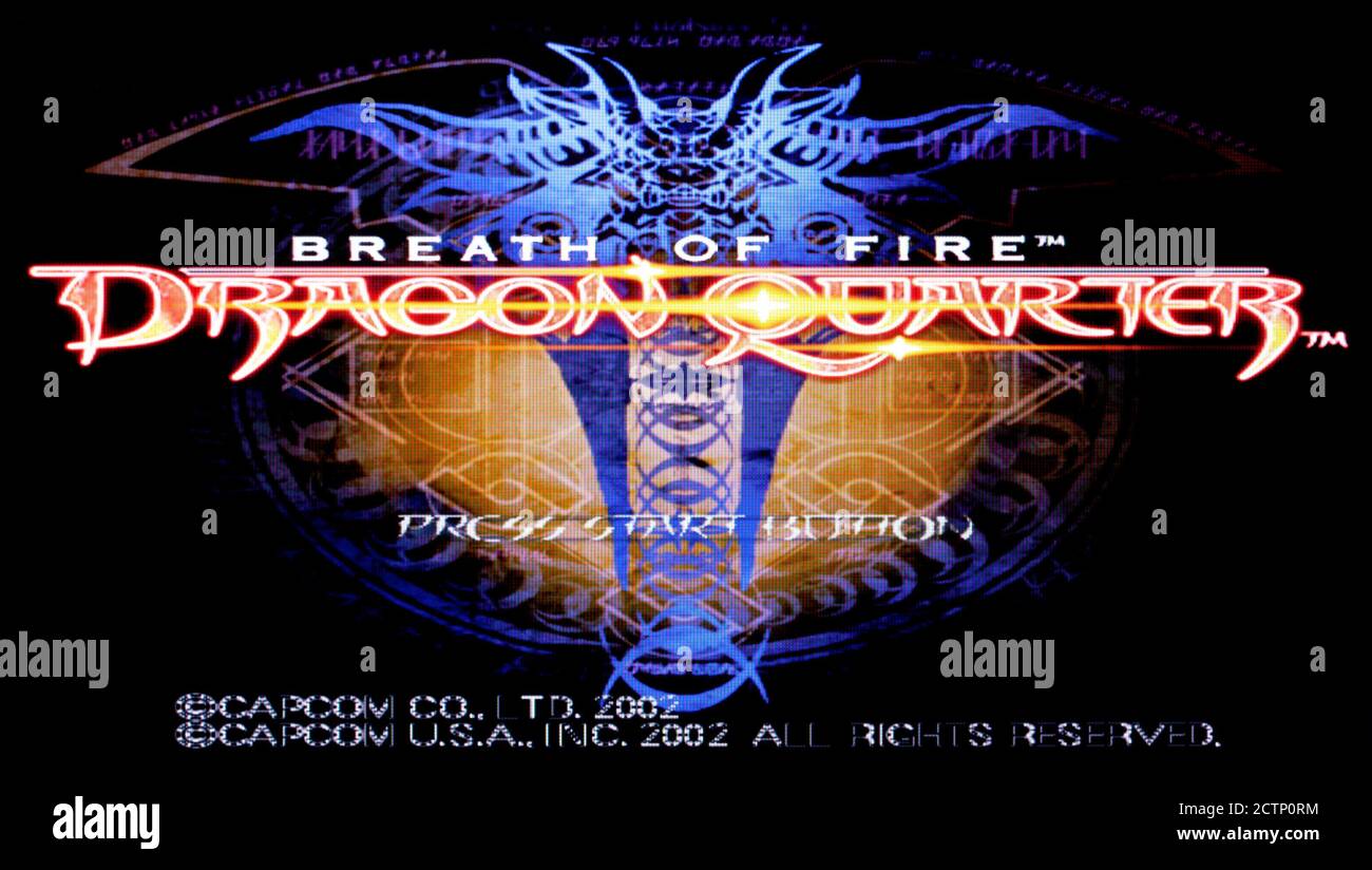 Breath of Fire Dragon Quarter Sony Playstation 2 PS2 Editorial use only Stock Photo Alamy Breath of Fire Dragon Quarter Sony Playstation 2 PS2 Editorial use only Stock Photo Alamy