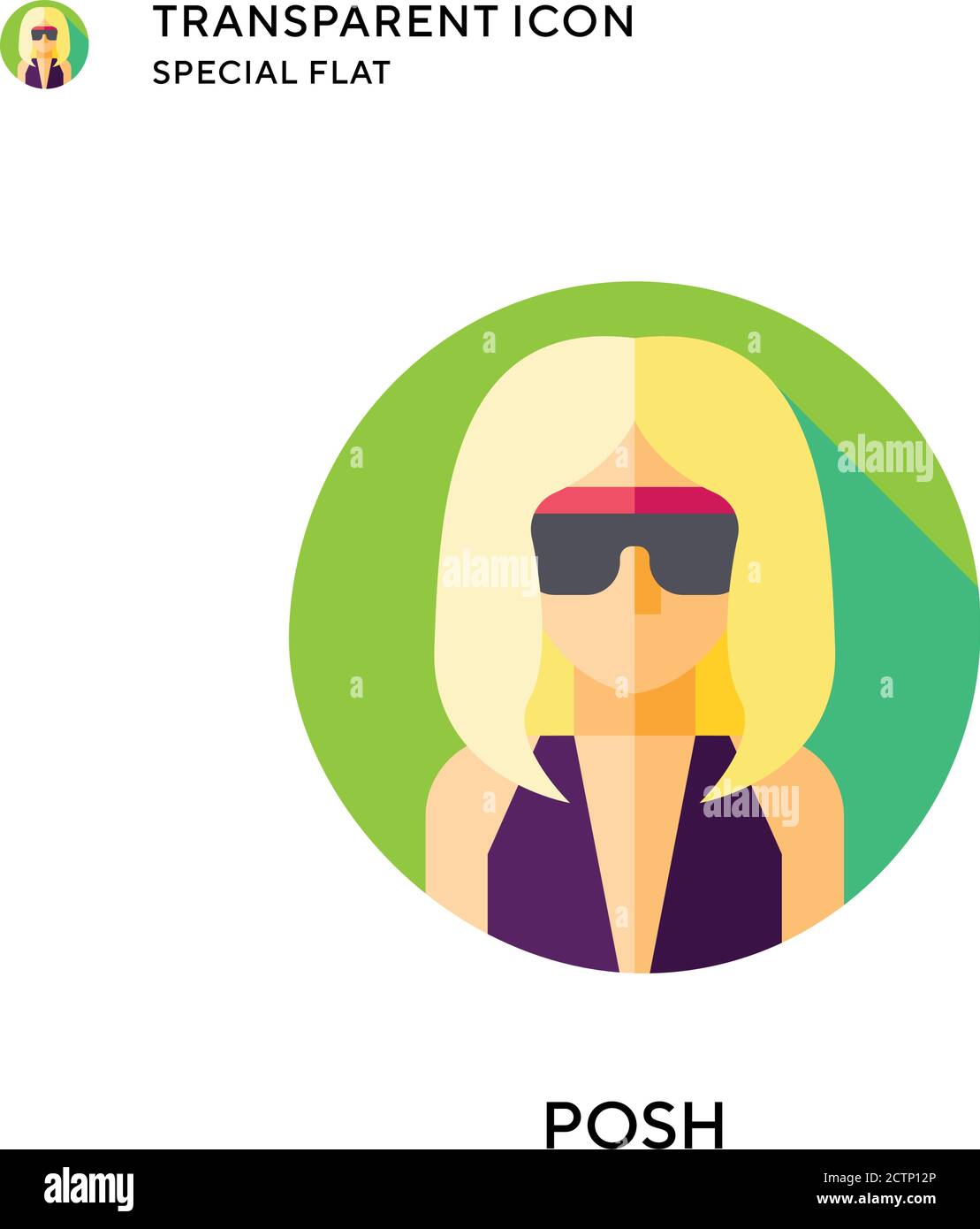 Posh flat Stock Vector Images - Alamy