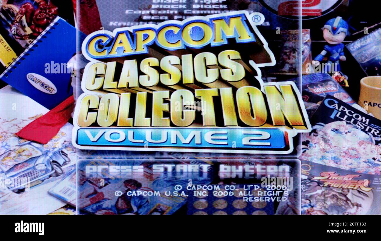 Capcom Classics Collection Volume 2 - Sony Playstation 2 PS2 Capcom Classics Collection Volume 2 - Sony Playstation 2 PS2