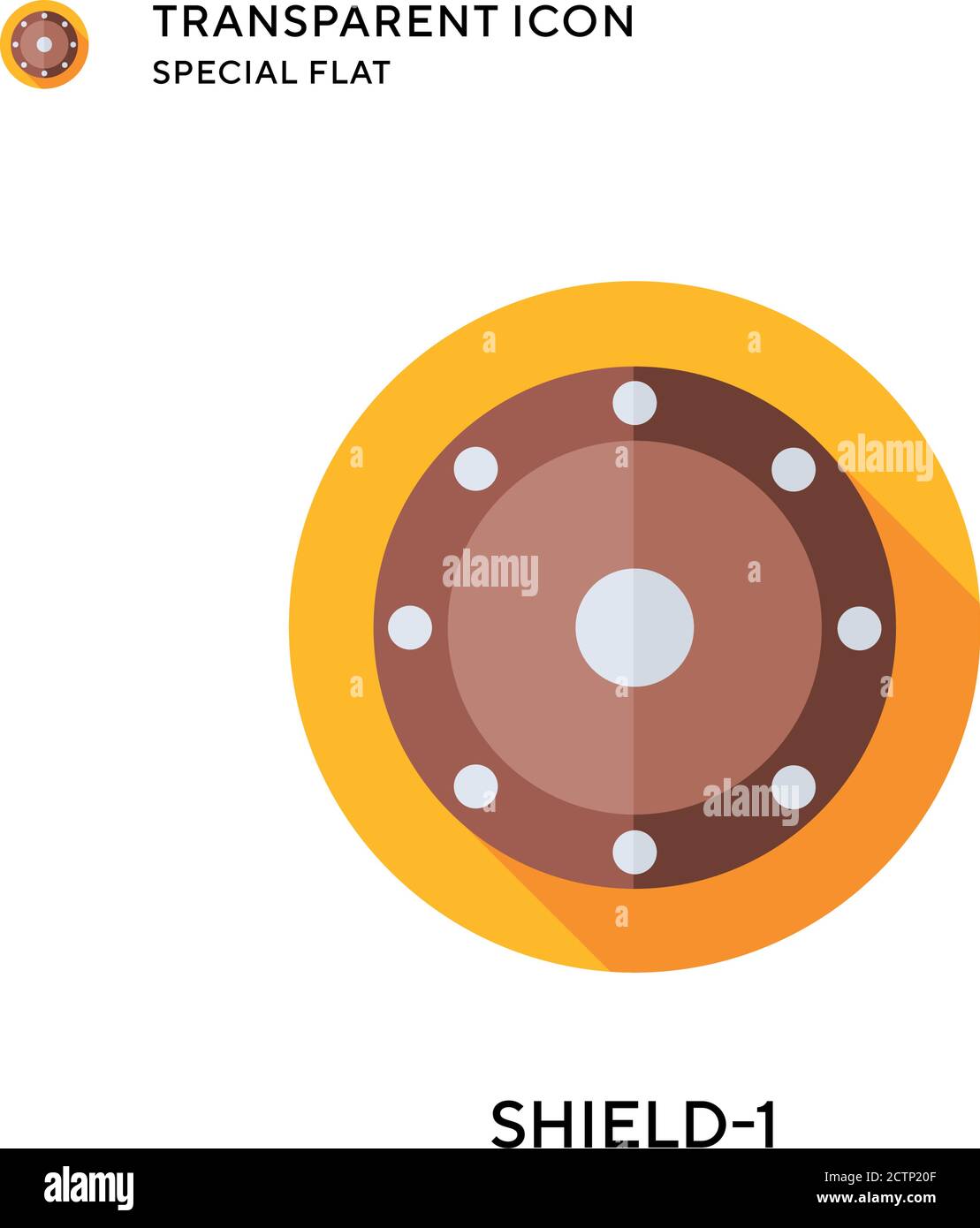 Shield-1 vector icon. Flat style illustration. EPS 10 vector. Stock Vector
