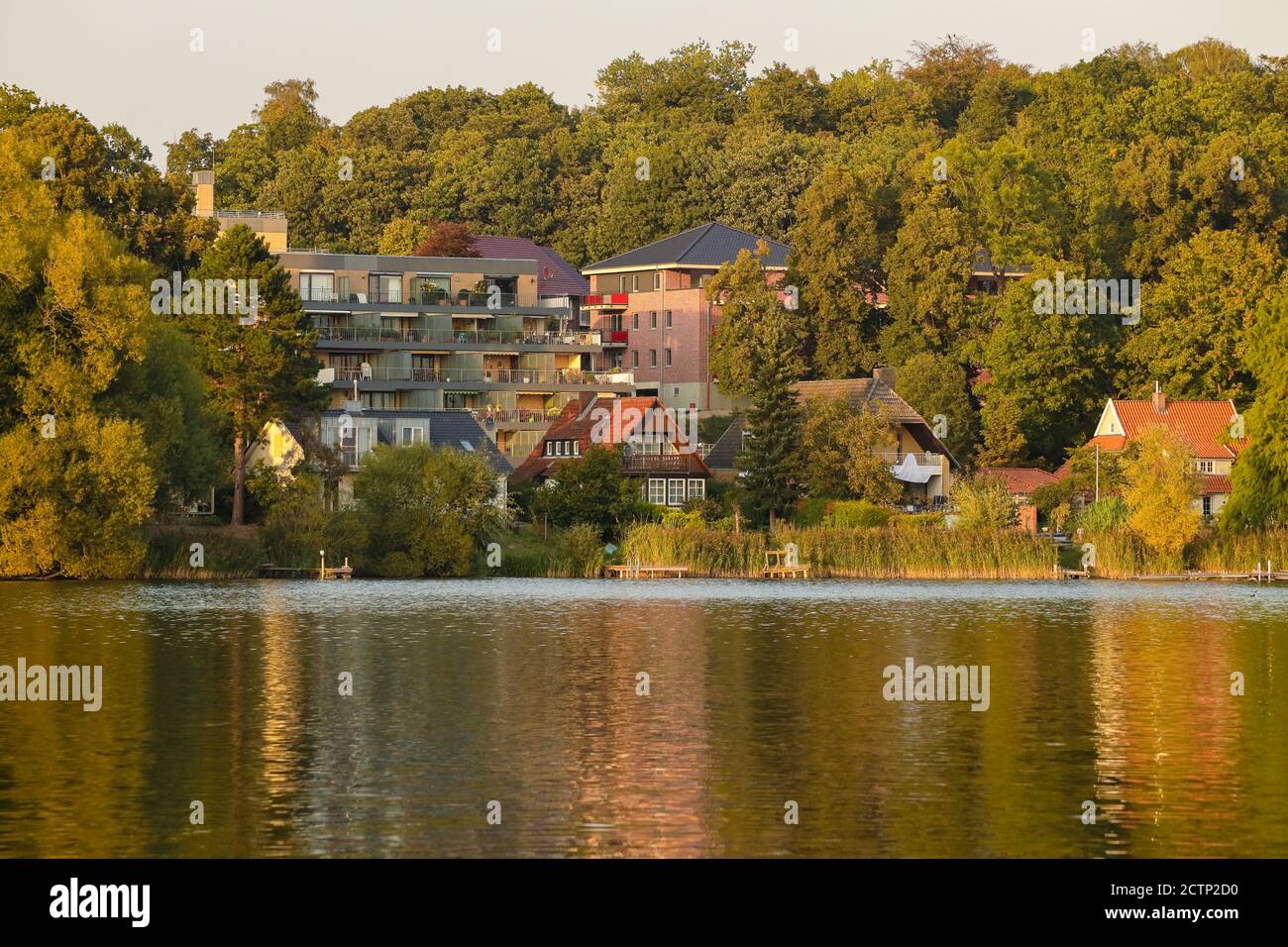Better living by the lake (Kellersee). Stock Photo