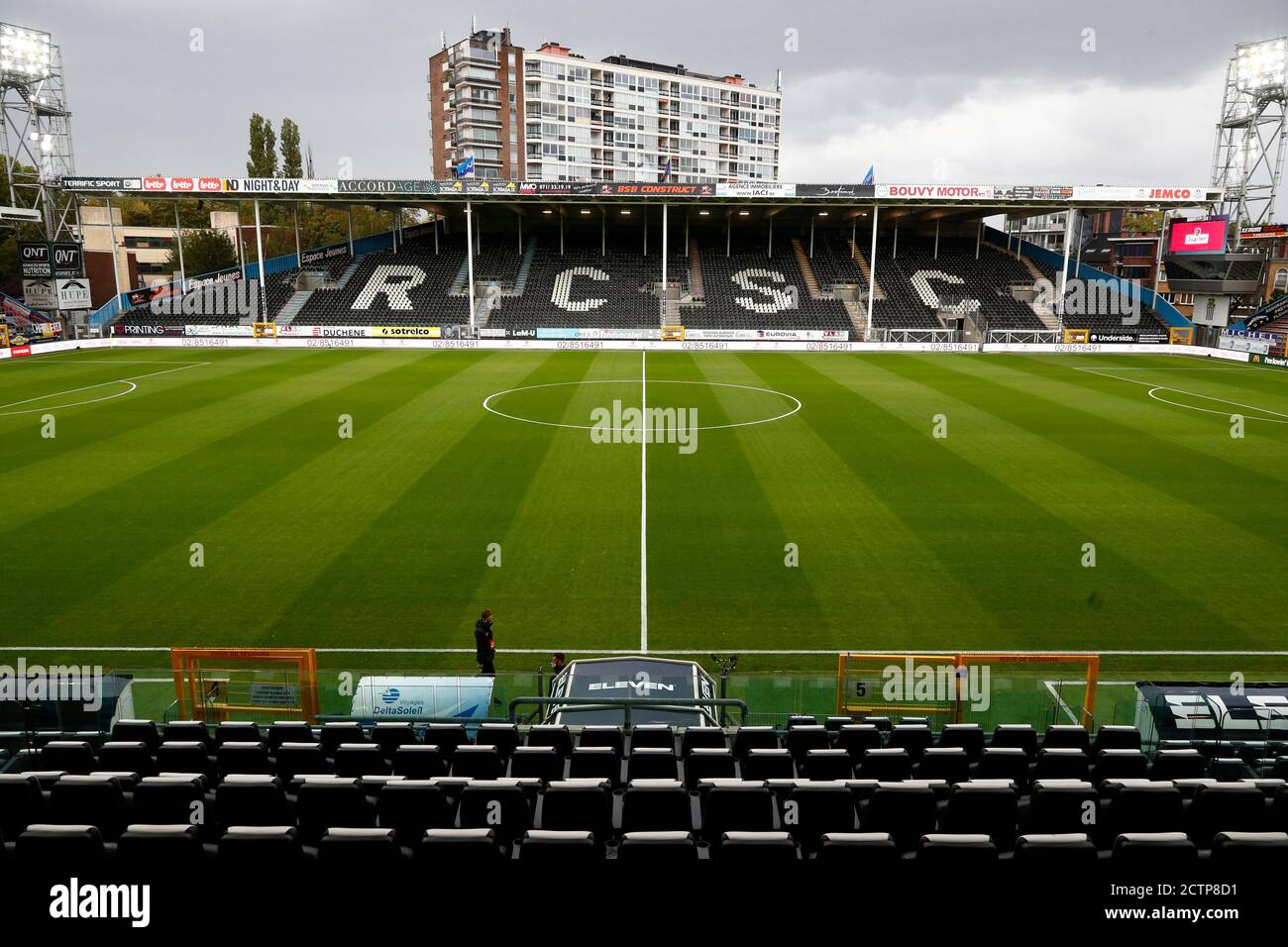 General view of the partizan stadium hires stock photography and