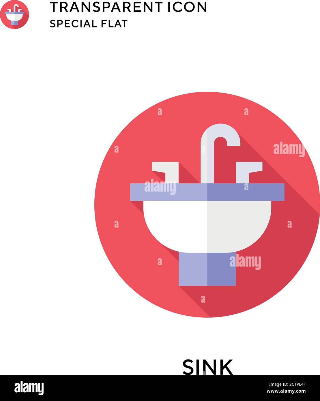 Luxury modern nobody object sink Stock Vector Images - Alamy