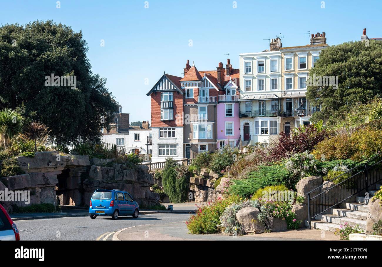 Ramsgate, Kent, England, UK. 2020. Properties on Madeira Walk, East