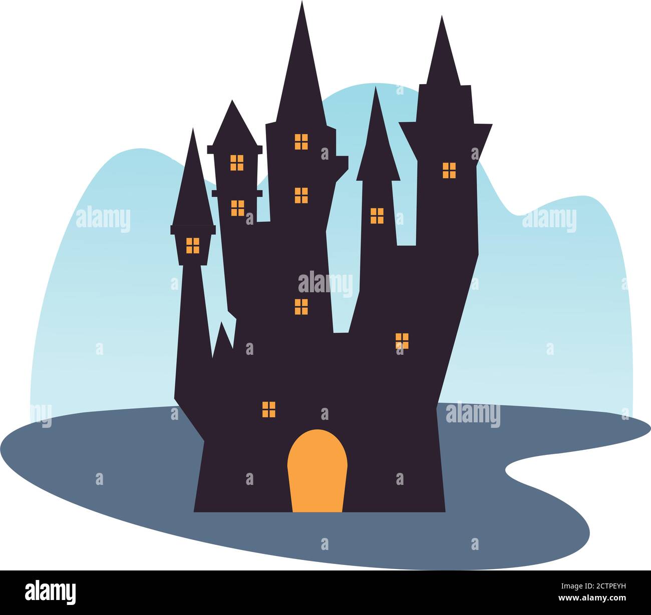 Storm castle Stock Vector Images - Alamy