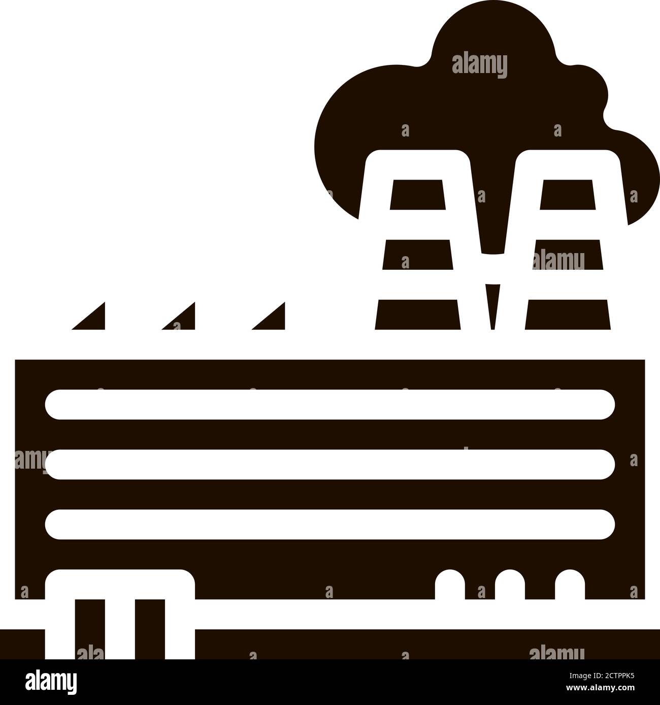 Industrial Plant Building Vector Icon Stock Vector Image & Art - Alamy