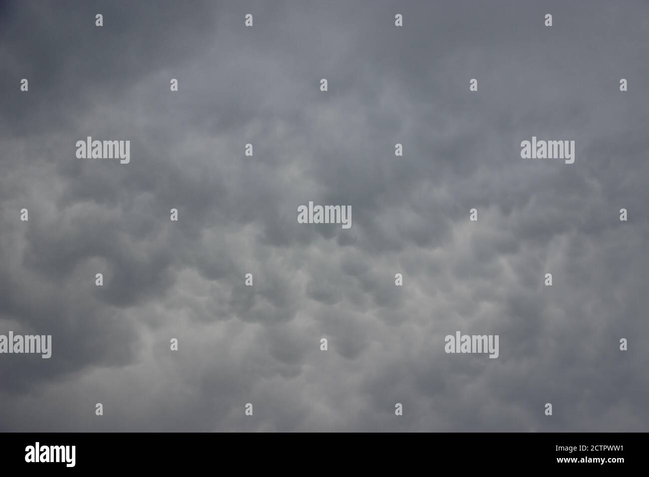 The big powerful storm clouds before a thunder-storm Stock Photo