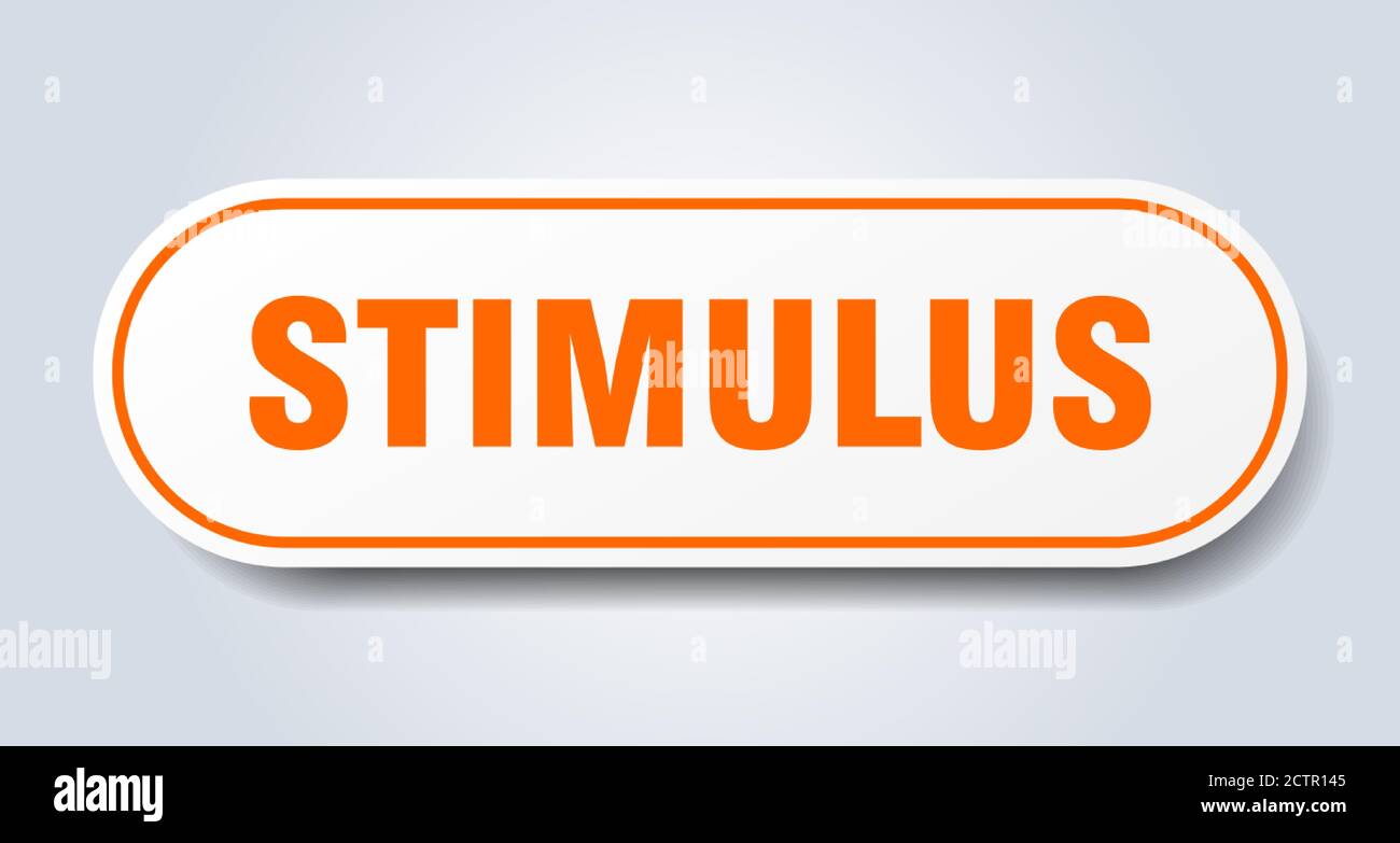 Stimulas Drawing stimulus sign. rounded isolated sticker. white button Stock Vector ...