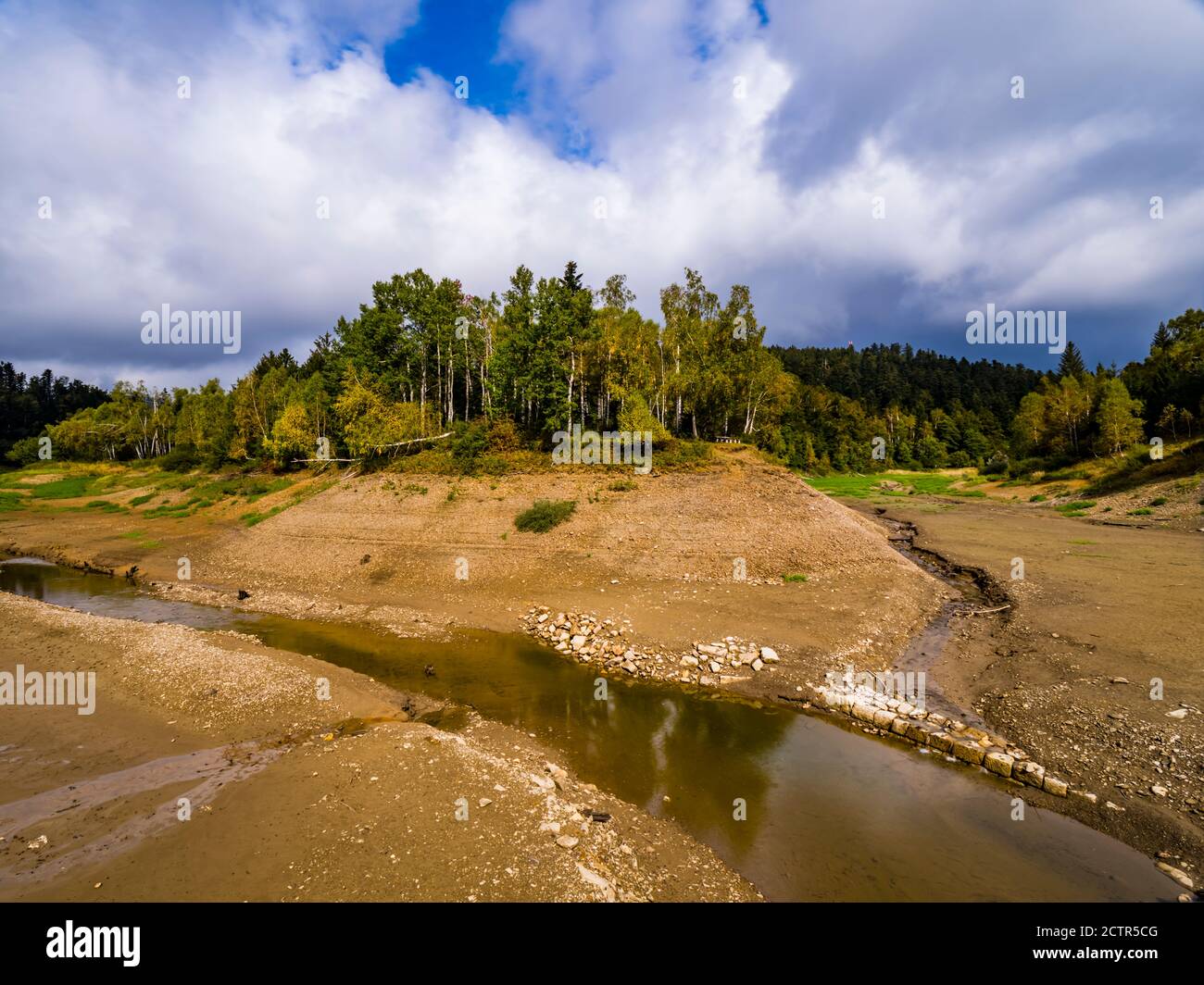 River Mrzlica near Lokvarsko Lokve lake and Mrzla vodica in Croatia Europe Stock Photo