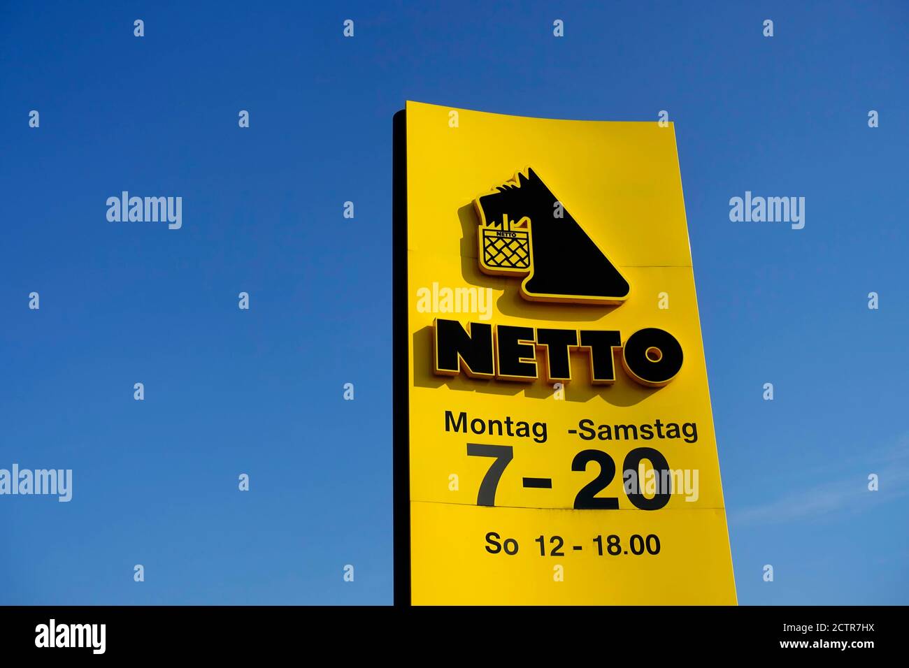 Netto, a Danish discount supermarket operating in Denmark, Germany, Poland Stock Photo