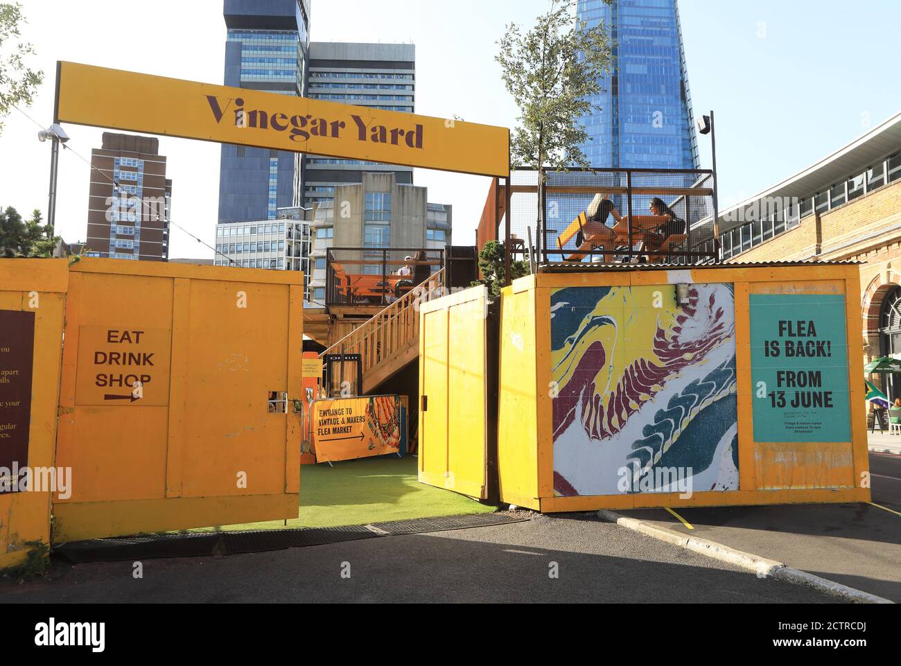 Vinegar Yard Flea Market, London's weekly eclectic vintage market, on