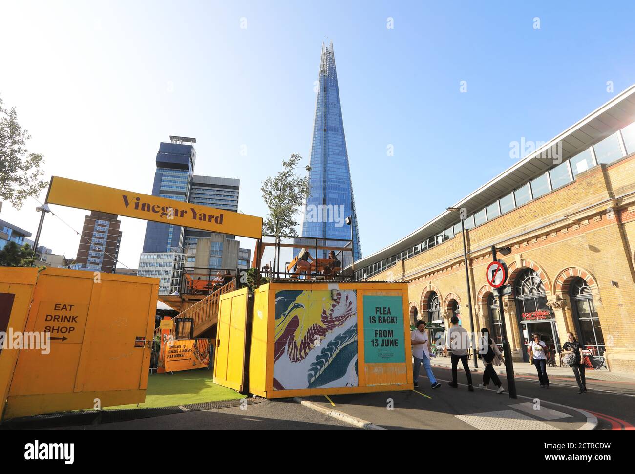 Vinegar Yard Flea Market, London's weekly eclectic vintage market, on