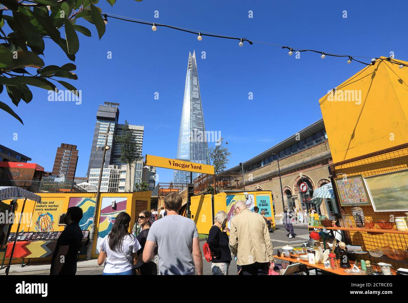 Vinegar Yard Flea Market, London's weekly eclectic vintage market, on