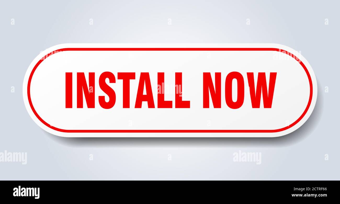 Install now Stock Vector Images - Alamy