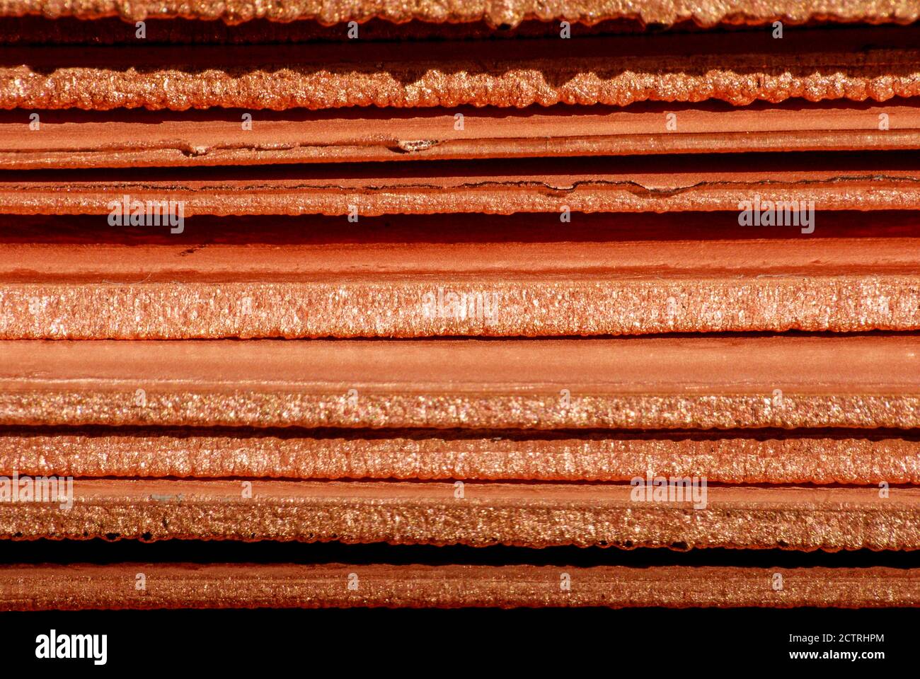Copper mining operations in Antofagasta region, Chile Stock Photo
