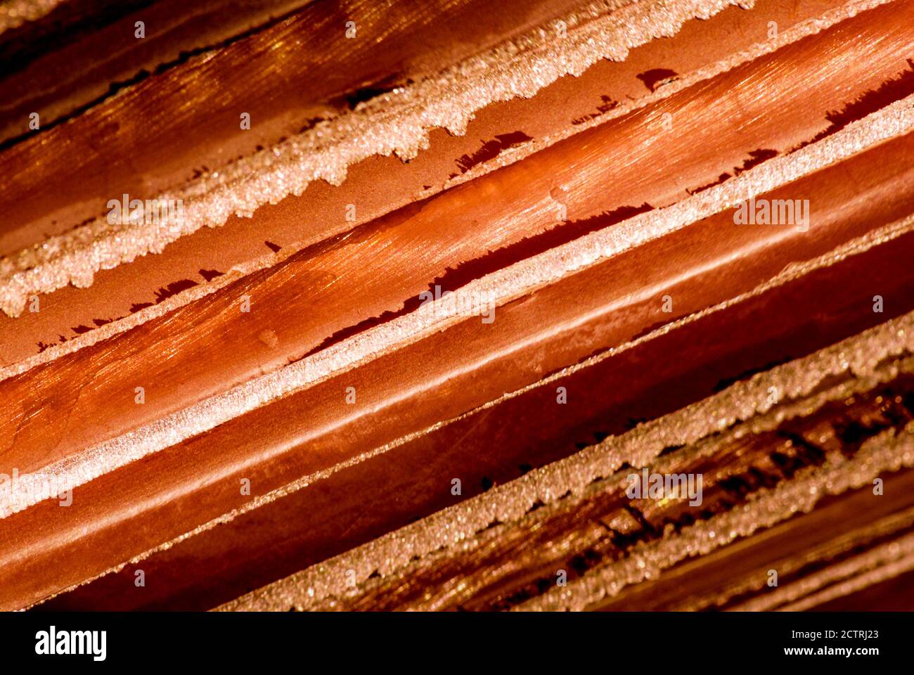Copper mining operations in Antofagasta region, Chile Stock Photo