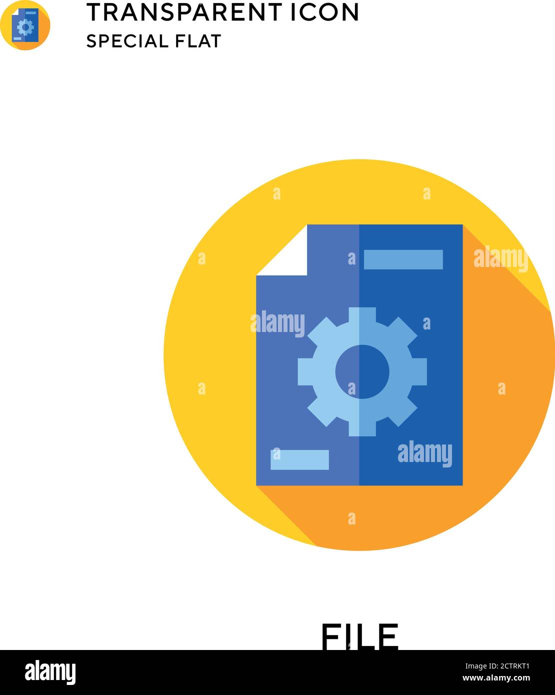 File vector icon. Flat style illustration. EPS 10 vector Stock Vector ...