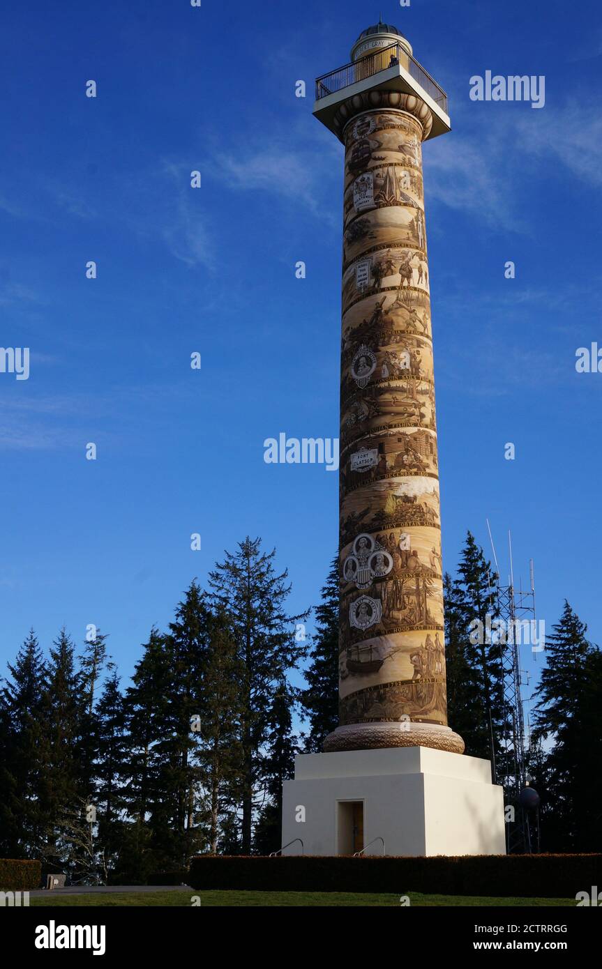 Astoria column astoria oregon hi-res stock photography and images - Alamy