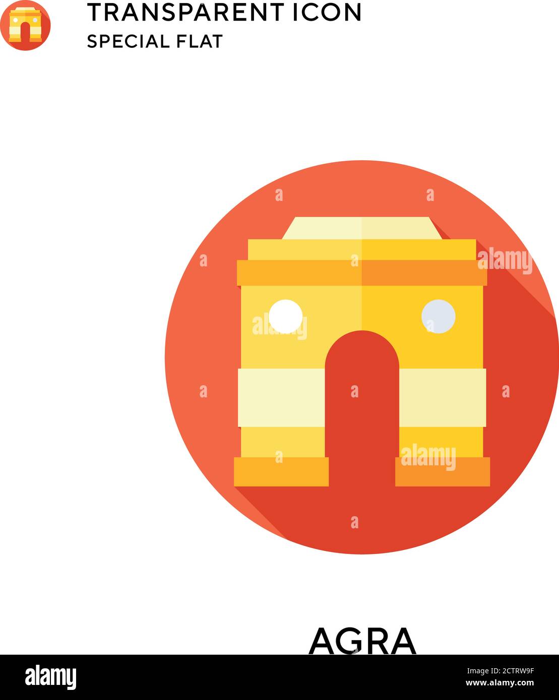 Agra fort taj mahal india red unesco Stock Vector Images Alamy