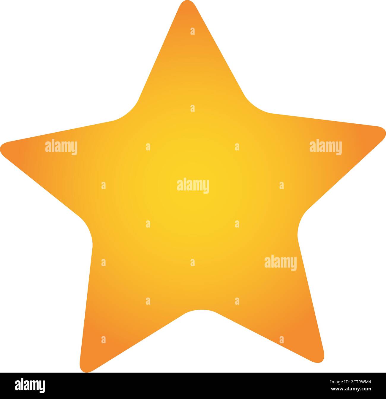 star shape icon over white background, colorful design, vector ...