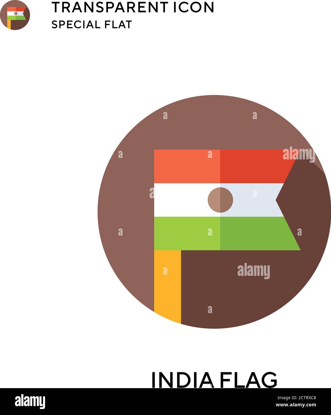 Indian flag wave style vector hi-res stock photography and images - Alamy