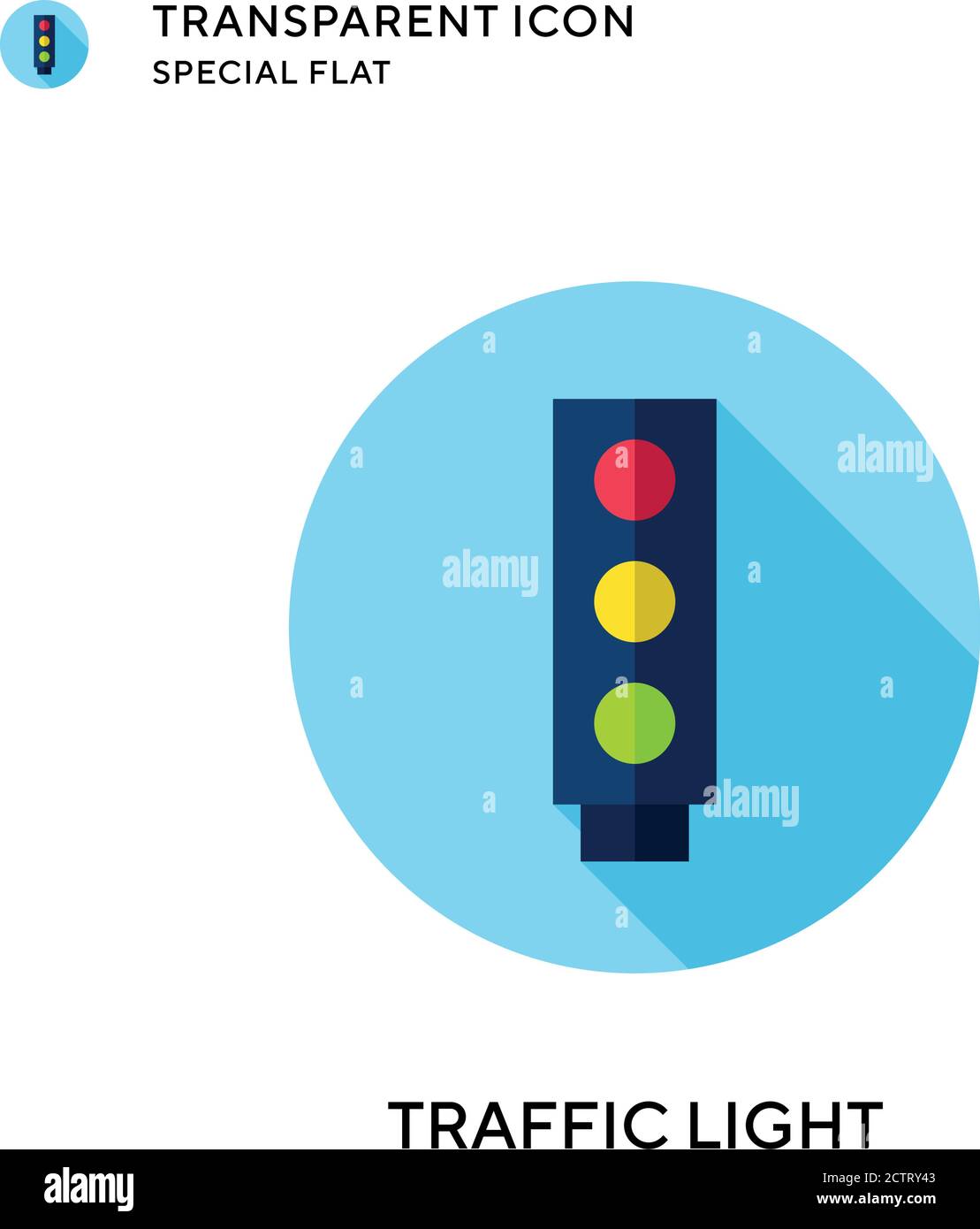Traffic light vector icon. Flat style illustration. EPS 10 vector Stock ...
