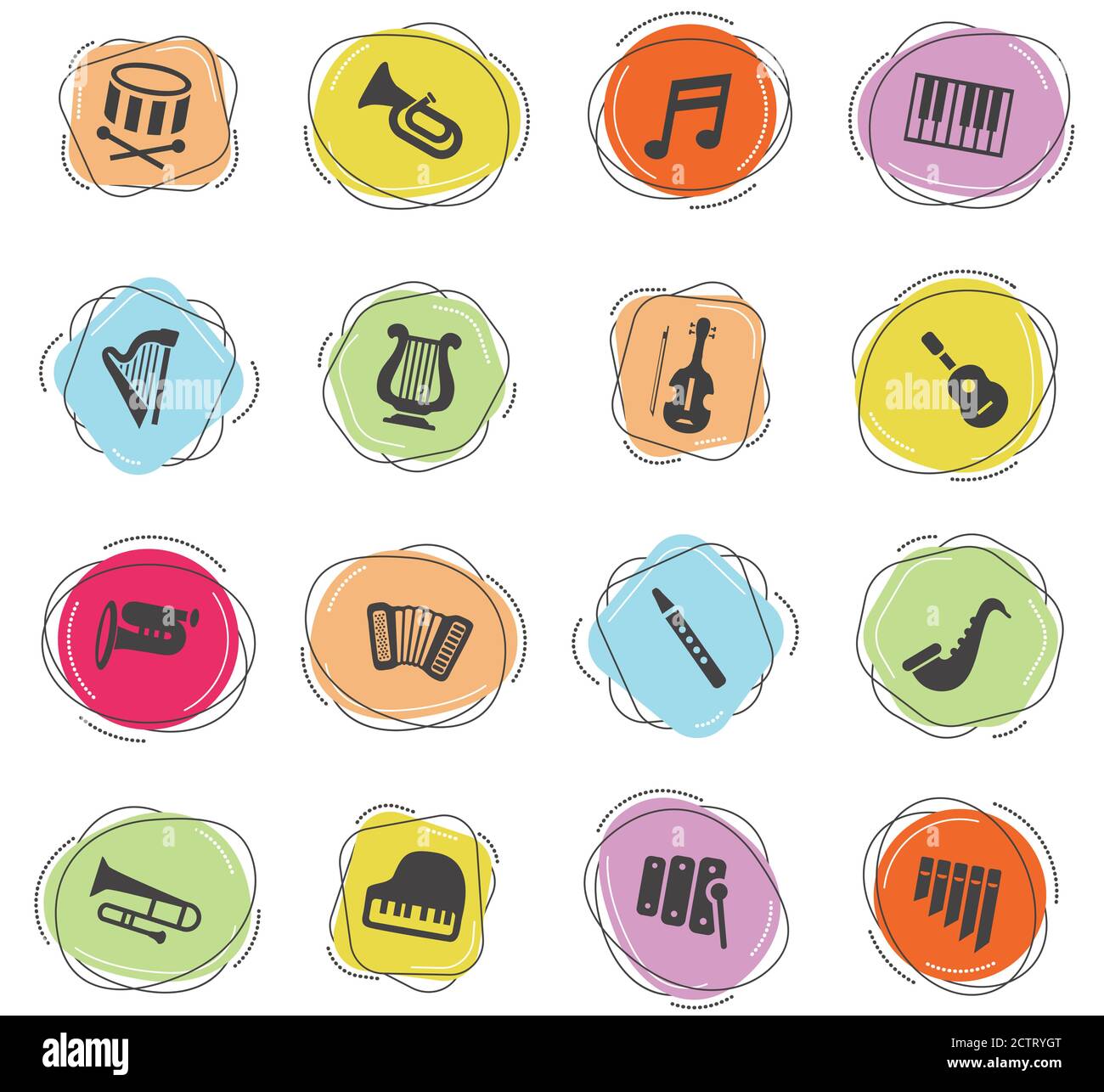 classic instruments icon set Stock Vector Image & Art Alamy