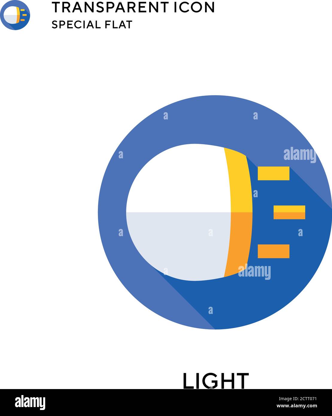 Light vector icon. Flat style illustration. EPS 10 vector Stock Vector ...