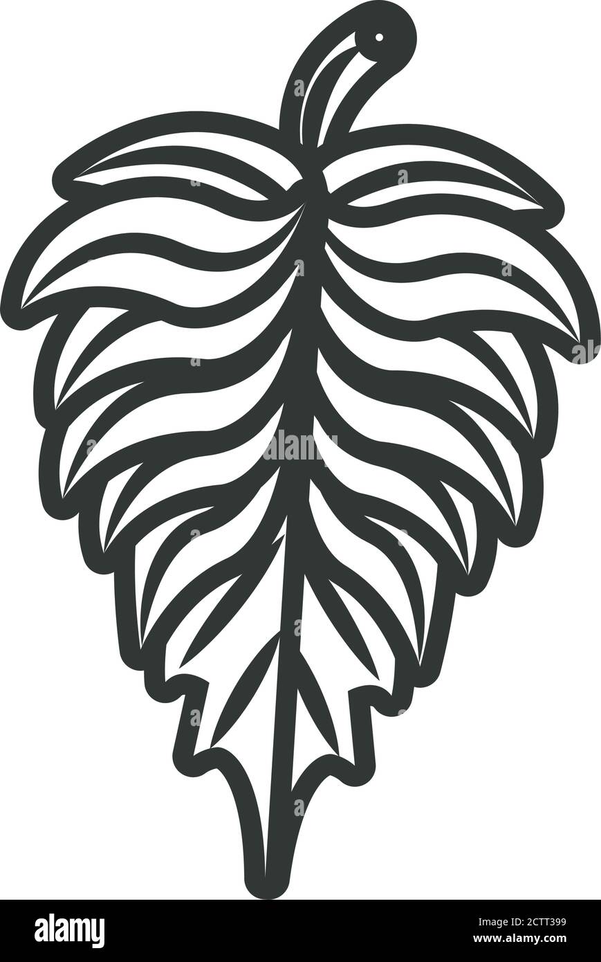 ecology leaf plant nature icon vector illustration design Stock Vector ...