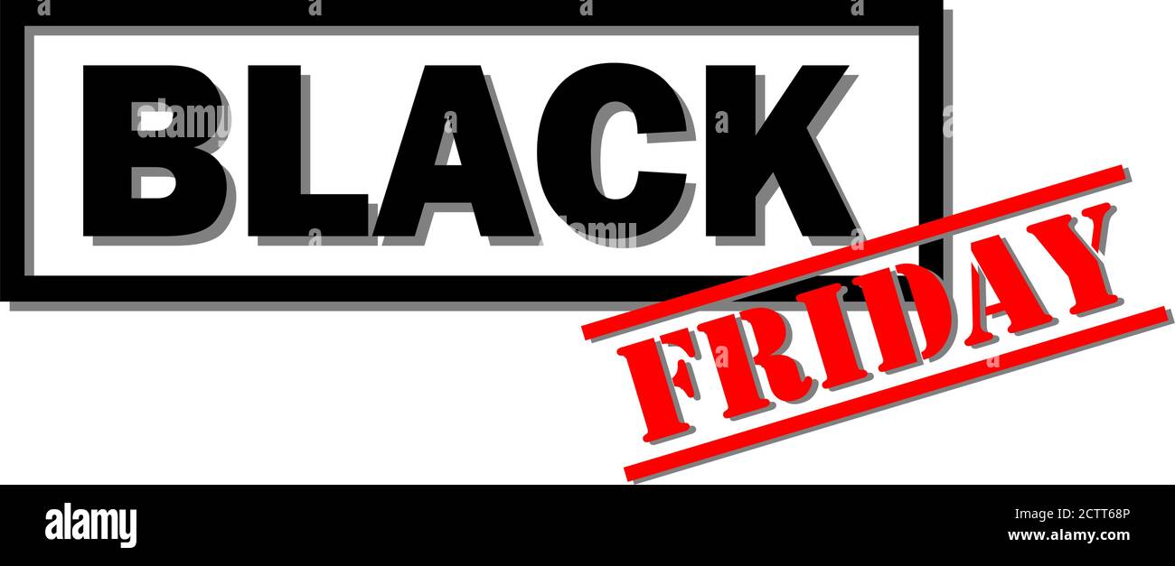 Black Friday logo design label, colorfull Stock Vector