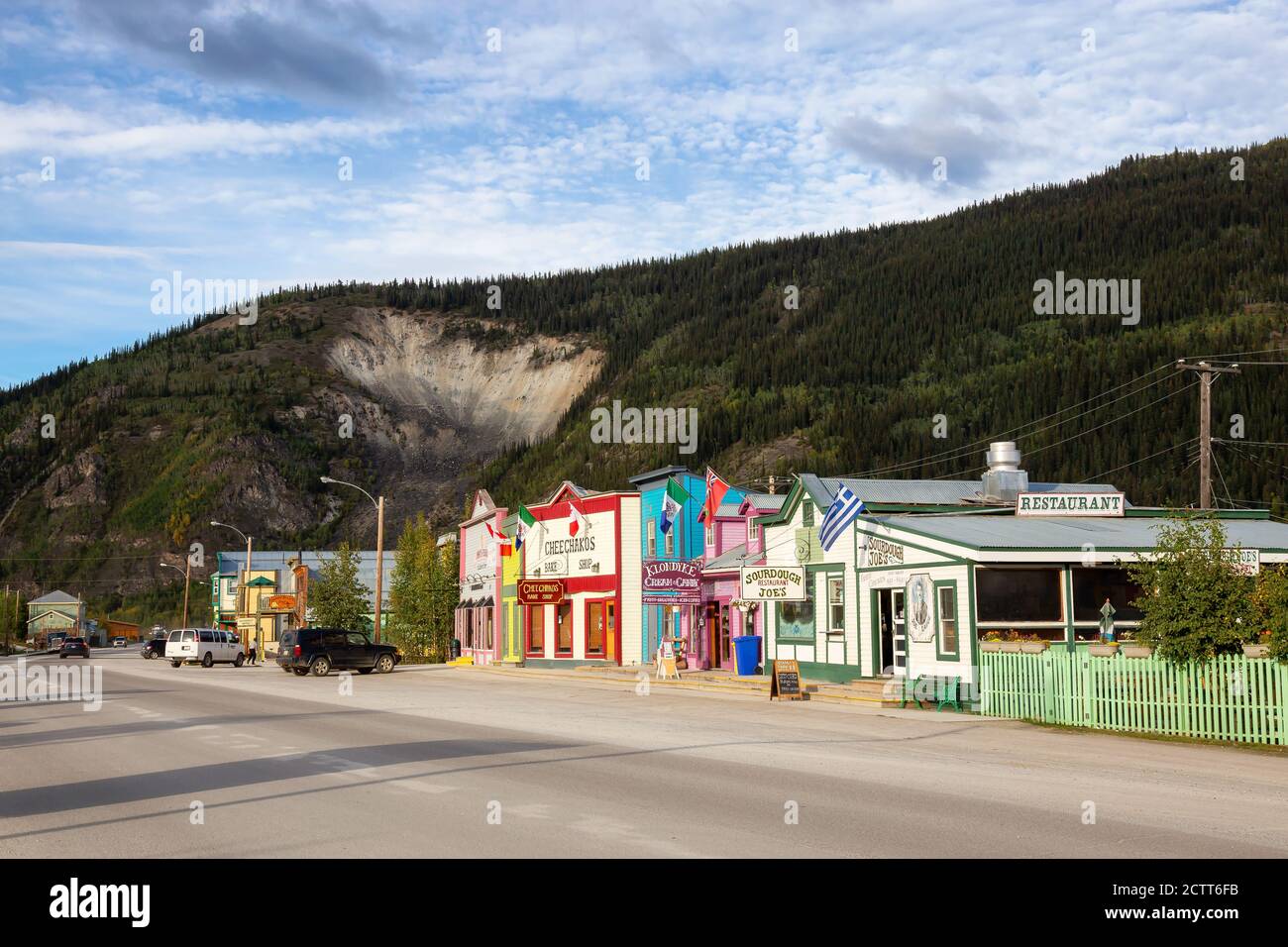 Dawson City, Yukon, Canada Stock Photo Alamy