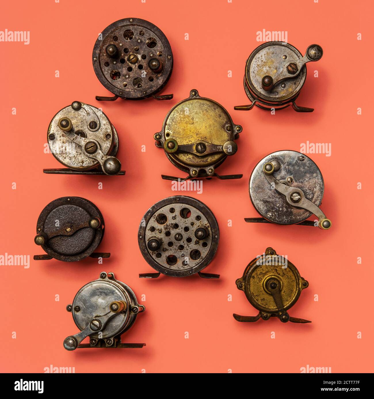 Collection of fishing reels hi-res stock photography and images - Alamy