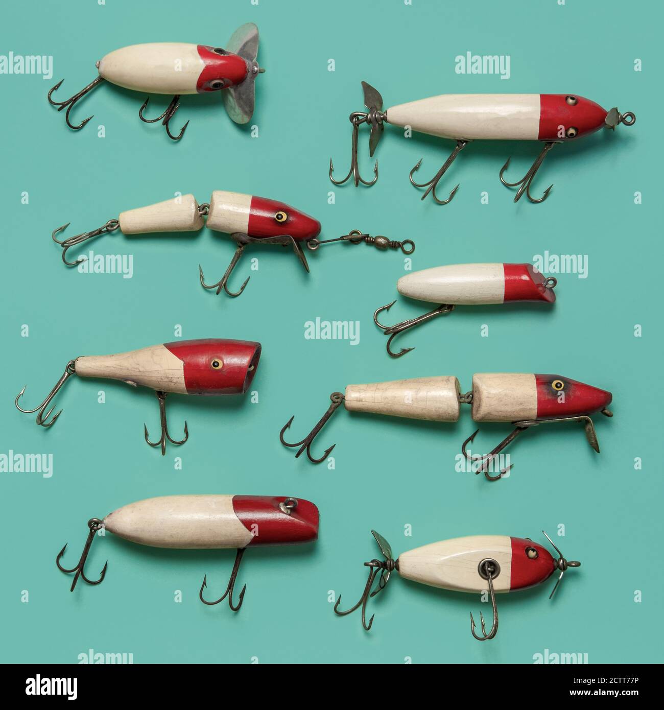 Vintage fishing lures hi-res stock photography and images - Alamy