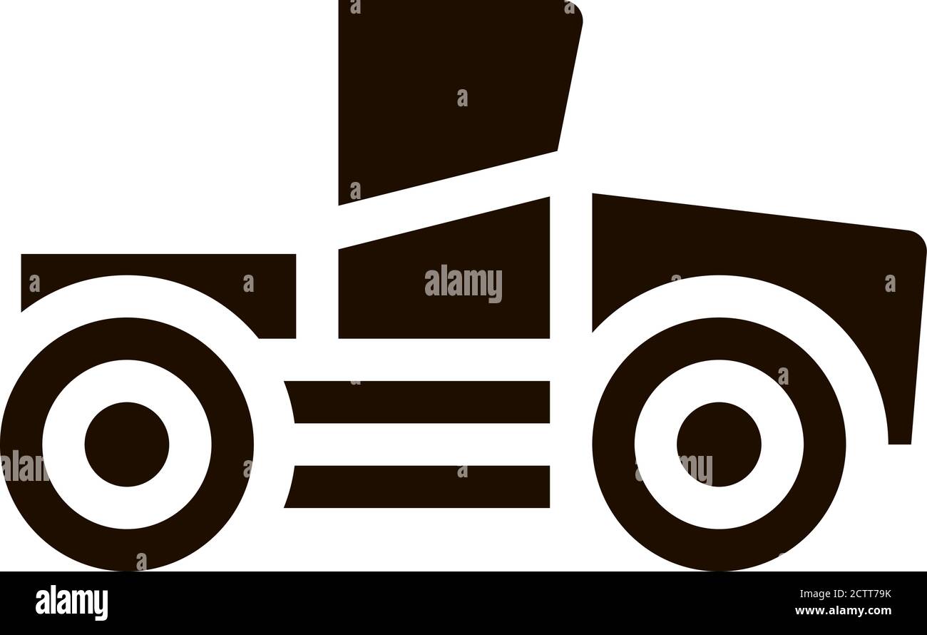Industry Tractor Vehicle Vector Icon Stock Vector Image & Art - Alamy