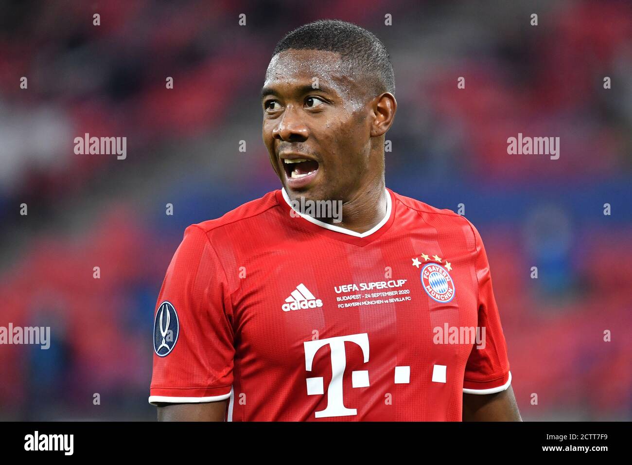 Budapest, Ferenc Puskas Stadium. 24th Sep, 2020. David ALABA (FC Bayern ...