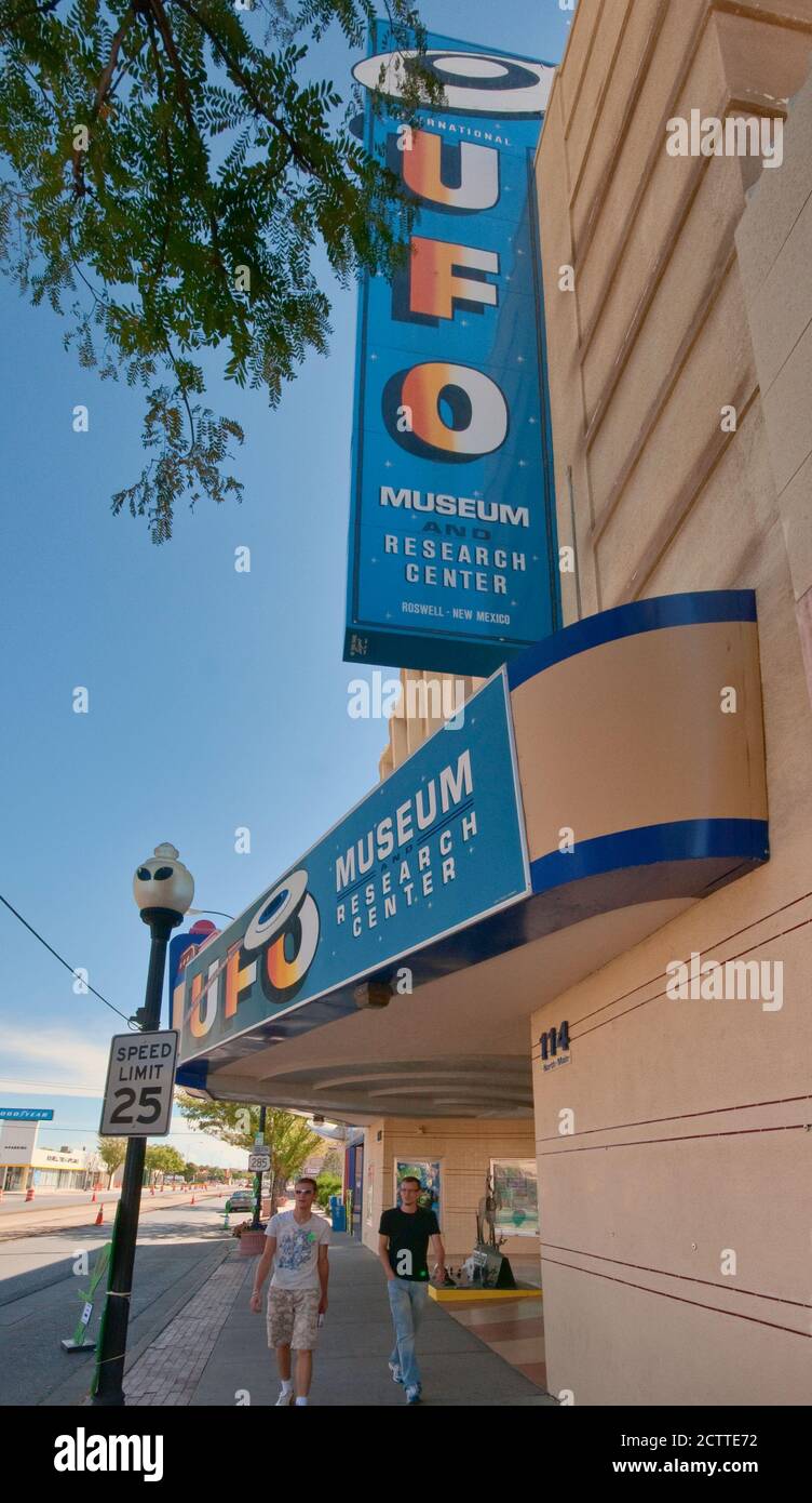 UFO Museum in Roswell, New Mexico, USA Stock Photo Alamy