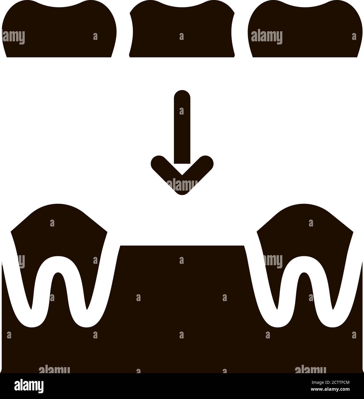 Dental Prosthesis Stomatology Vector Sign Icon Stock Vector Image & Art ...