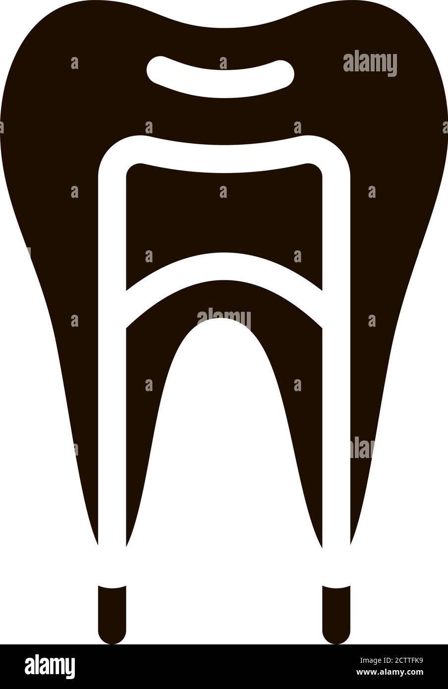 Dental Tooth Stomatology Vector Icon Stock Vector Image & Art - Alamy