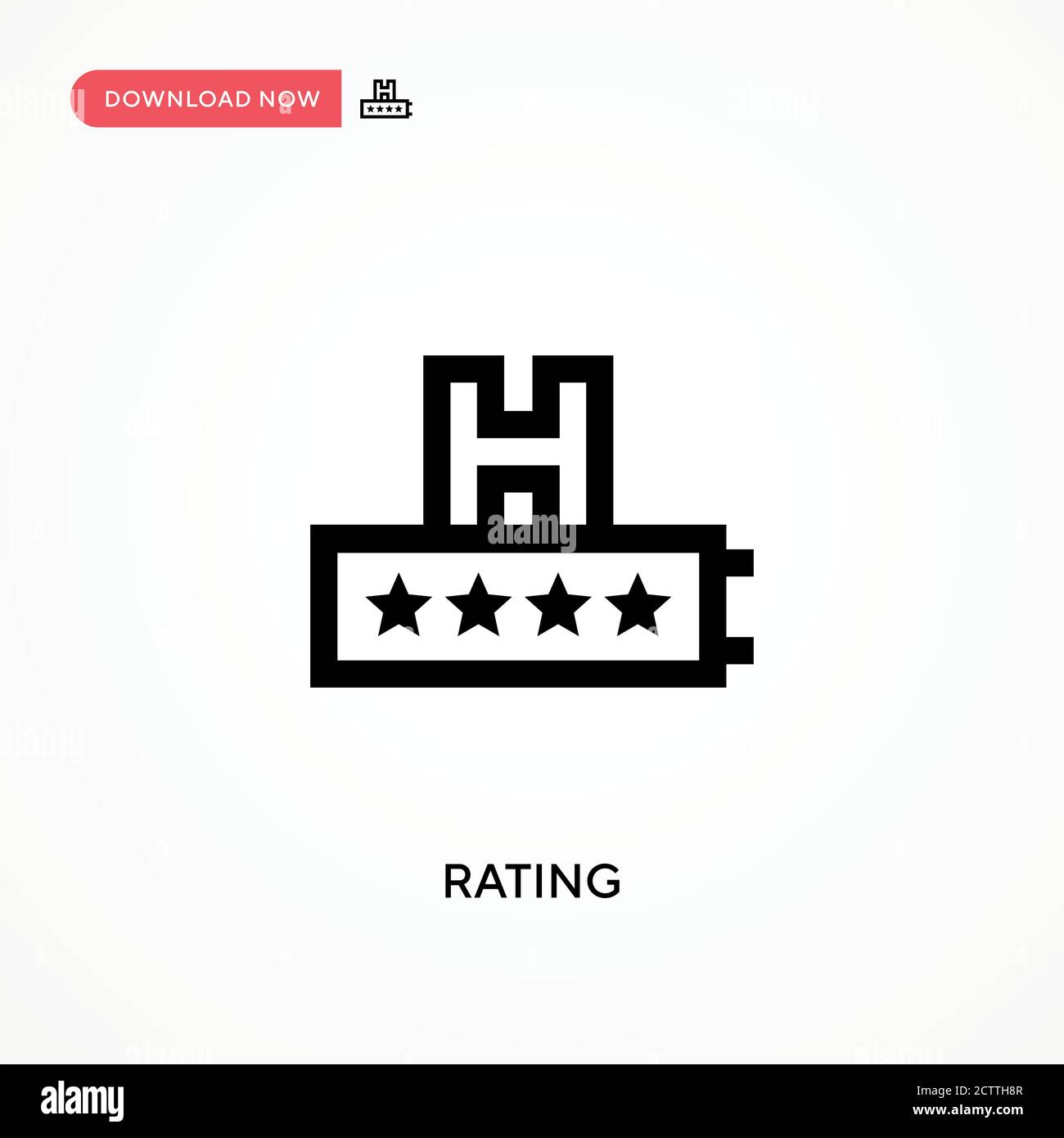 Five Star Rating Icon Stock Illustration - Download Image Now